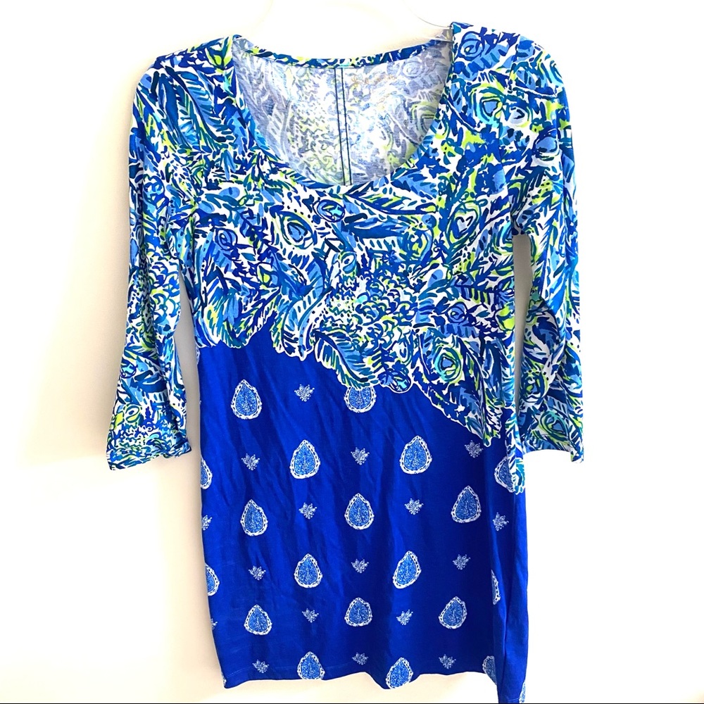 Lilly Pulitzer Blue Beacon Dress Size XS